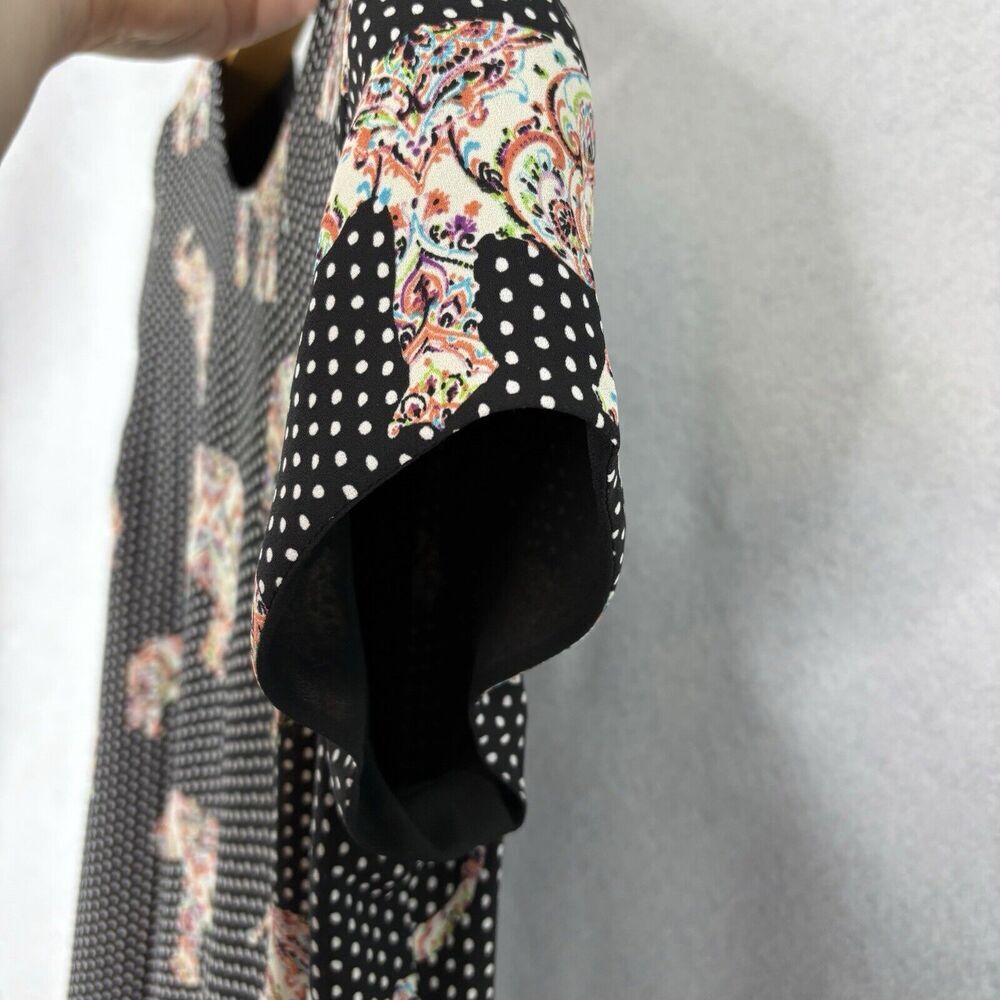 Chico's Reversible Top Solid Black Or Dot Elephan… - image 7